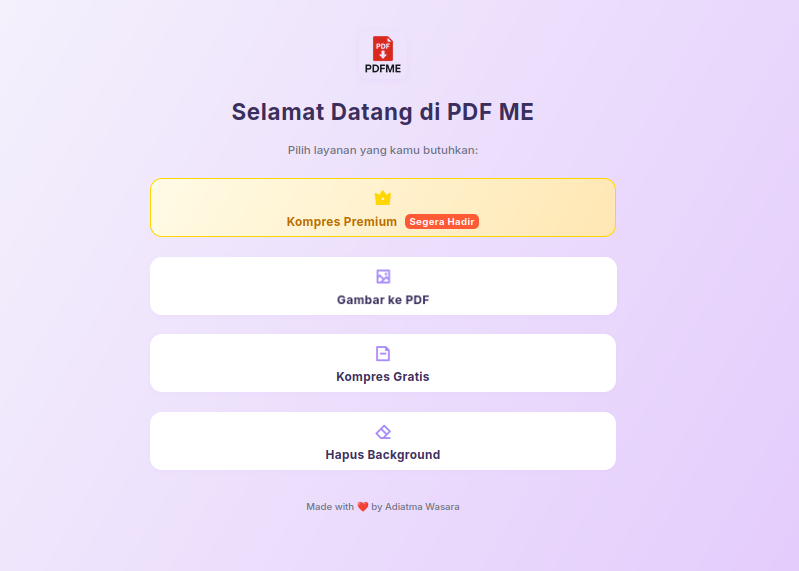 PDFME Compress File project preview